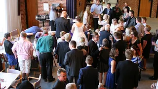 Receptionsgæster ved reception i Jakobskirken