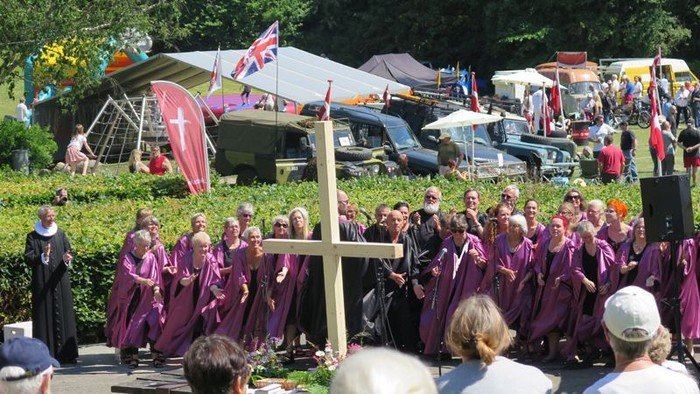 Gospelgudstjeneste i Folkeparken